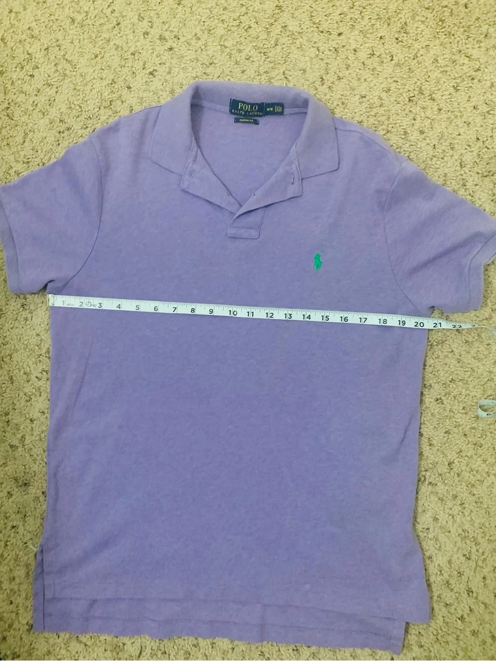 Ralph Lauren Lilac Polo with Green Pony